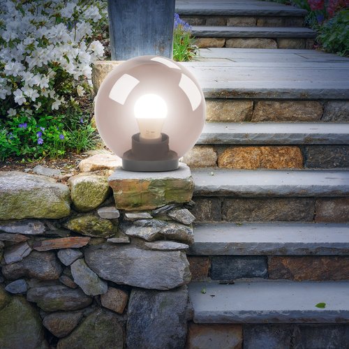 Светильник на опору/кронштейн НТУ 01-100-305 шар дымчатый IP44 Е27 max100Вт d300mm 7