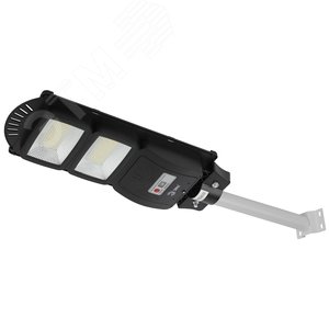 Светильник консольный на солнечной батарее,SMD,с кронштейном, 40W, с датчиком движения, ПДУ,700Лм, 5000К, IP66 - ЭРА (Энергия света)