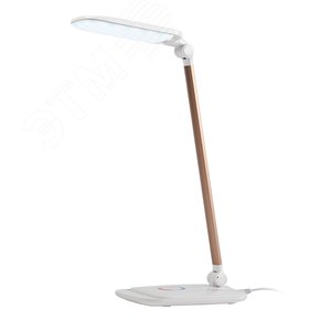 NLED-460-14W-W-G Светильники настольные ЭРА NLED-460-14W-W-G белый с золотом наст.светильник (Б0028438) - фото 4