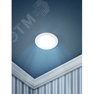 Светильник светодиодный круглый LED 6W 220V 6500K LED 1-6-6K 5