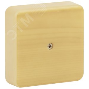 Коробка распаячная 100х100х30 (без клеммы) сосна IP40 (50/1500) - ЭРА (Энергия света)