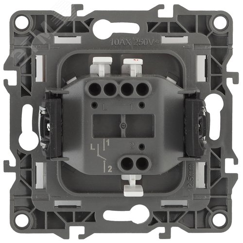 Переключатель, 10АХ-250В, Эра12, шампань,12-1103-04 2