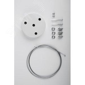 Светильник светодиодный Geometria Quadro SPO-164-W-40K-110 110Вт 4000К 17300Лм IP40 800*800*80 белый подвесной ЭРА (Б0050588) - фото 6