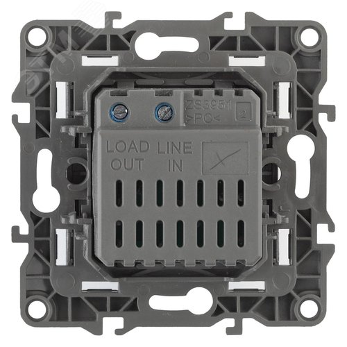 Светорегулятор поворотно-нажимной, 400ВА 230В, Эра12, шампань,12-4101-04 2