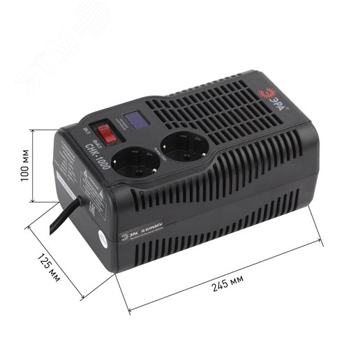 Стабилизатор напряжения компактный СНК-1000 160-260В/220В, 1000ВА - фото 5