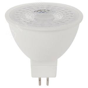 Лампа светодиодная с линзой LED 8 Вт 650Лм 2700К софит теплый GU5.3 170-265 В LED Lense MR16-8W-827-GU5.3 Standart - ЭРА (Энергия света)