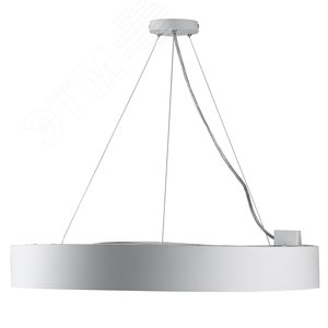 Светильник светодиодный Geometria Ring SPO-133-W-40K-045 45Вт 4000К 3200Лм IP40 600*600*80 белый подвесной ЭРА (Б0050562) - фото 3