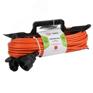 Удлинитель силовой на рамке c заземлением 1 розетка 30м ПВС 3x1.5мм2 UFx-1e-3x1.5-30m