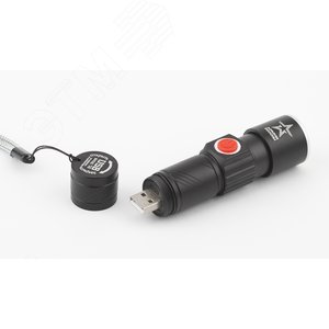 Фонарь кемпинговый мощный туристический, зарядка от USB, регулируемый фокус, 3 режима, MA-601 Циркон Армия России - фото 6