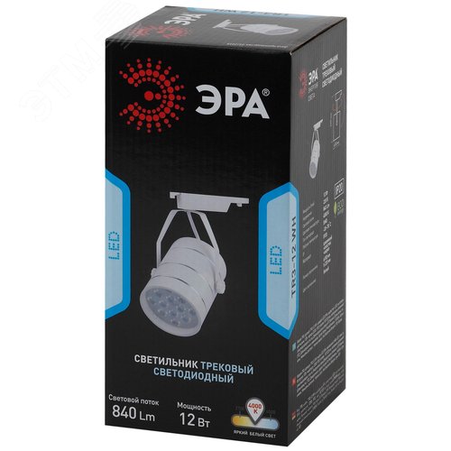 Светильник светодиодный трековый на шинопровод TR3 - 12 WH 12Вт белый SMD (20/240) 7