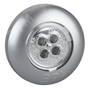 SB-503 Фонарь  пушлайт Аврора [4xLED, 3xAAA, серебристый, 1шт в кор] (60/240/1920) ЭРА (Б0029183) - ЭРА (Энергия света)