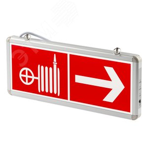 Светильник аварийный светодиодный без текста 3Вт, 3ч, стикер 358х145 мм односторонний SSA-101-0-20 5