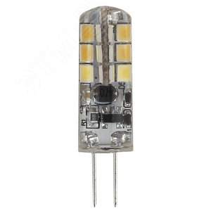 Лампа светодиодная LED 1.5Вт JC 2700К G4 теплый капсула 12V (Б0033188) 3