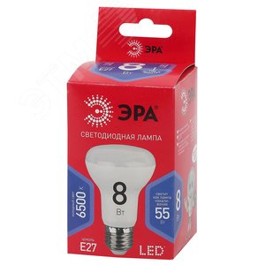 Лампа светодиодная LED 8 Вт 640Лм 6500К рефлектор холодный E27 220-240В LED R63-8W-865-E27 Red Line 2
