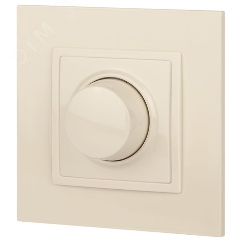 Светорегулятор поворотно-нажимной, 400ВА 230В, Эра Elegance, сл.кость,14-4101-02 5