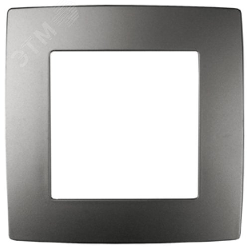 Рамка для розеток и выключателей 1 пост графит пластик ЭРА 12 12-5001-12 2