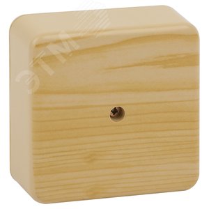 Коробка распаячнаяBS-P-75-75-28 без клеммы 75х75х28мм сосна IP40 - ЭРА (Энергия света)
