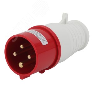 Вилка переносная 014 3Р+РЕ 16А 380В IP44          V-16-3P-PE-IP44 - ЭРА (Энергия света)