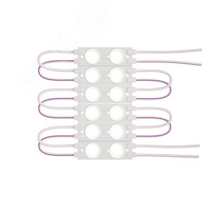 Модуль светодиодный 8Вт/м 12В 2700К IP65 16LED/м MZ2835-02-12V-2835-IP65-5m-2700 - ЭРА (Энергия света)