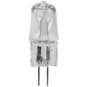 Лампа накаливания галогенная G4-JC-20W-12V (галоген, капсула, 20Вт, нейтр, G4) (100/1000/35000) - фото 3