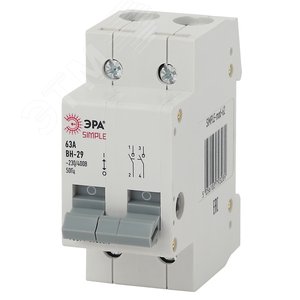 Выключатель нагрузки 1P 16А ВН-29 SIMPLE-mod-55