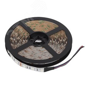 Лента светодиодная 14,4Вт/м 12В RGB IP20 60LED/м KU-5050AD-60D-RGB