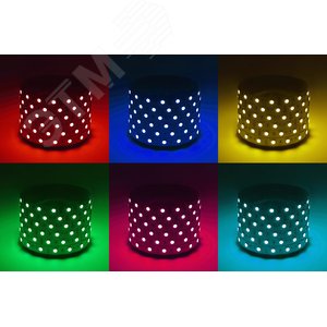 Лента светодиодная 14,4Вт/м 12В RGB IP20 60LED/м LS5050-14,4-60-12-RGB-IP20-1 3