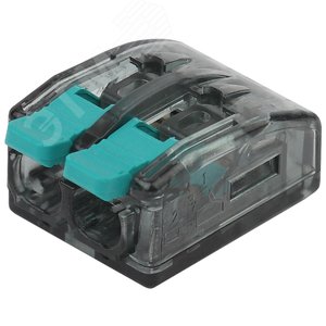 Клемма компактная серии 412 с рычагом, 2 отверстия, 0,5-4 мм2 NO-224-49