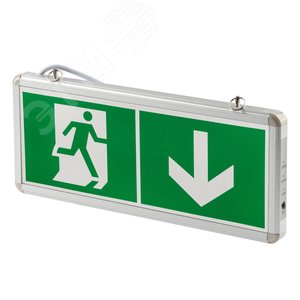 Светильник аварийный светодиодный без текста 3Вт, 3ч, стикер 358х145 мм односторонний SSA-101-0-20 6