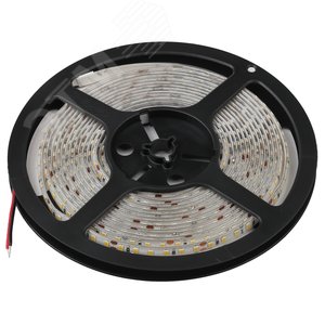 Лента светодиодная 14,4Вт/м 24В 2700К IP65 120LED/м LS2835-14,4-120-24-65-2700К-5m