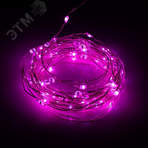 Гирлянда Нить с пультом, RGB, 5 м, 220 V, с таймер, с музыкой, с упр. через моб. прилож., длина провода ЕGNIG - PU ЭРА (Б0055994) - фото 2