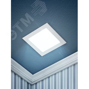 Светильник светодиодный квадратный LED 18W 220V 6500K LED 2-18-6K 3