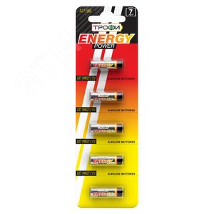 Батарейка Трофи A27-5BL ENERGY POWER Alkaline (100/1000/60000)
