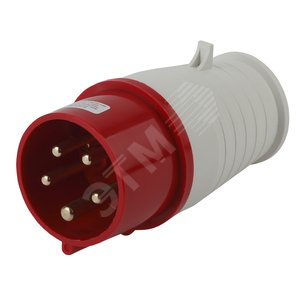 Вилка переносная 015 3Р+РЕ+N 16А 380В IP44 (10/60/1440) V-16-3P-PE-N-IP44 - ЭРА (Энергия света)