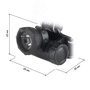 Фонарь светодиодный  G1W  Налобный 1W LED, коллиматор, 3хААА, бл (25/100/600) ЭРА (C0033731) - фото 5