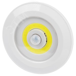 Фонарь светодиодный подсветка SB-804 пушлайт с датчиком движения 3W COB 3хAAA элементы питания в комплект не входят - ЭРА (Энергия света)