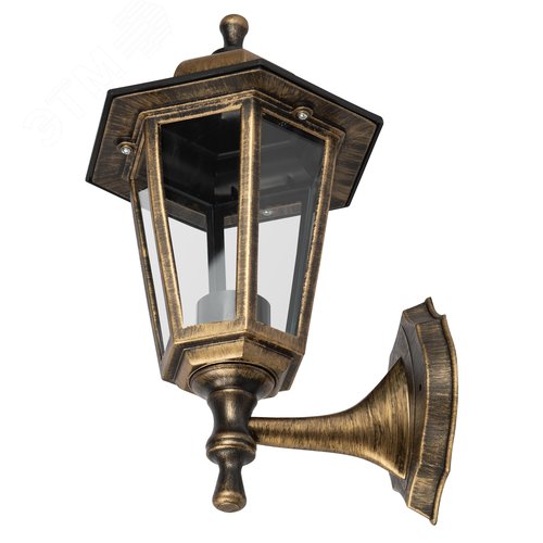 Светильник настенный НБУ 06-60-001 шестигранный под бронзу IP44 Е27 max60Вт 2