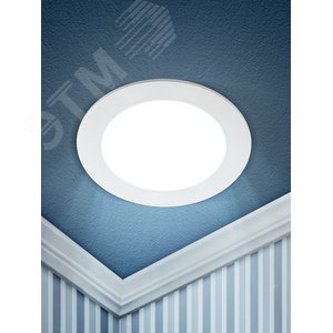 LED 1-24-6K Точечные светильники ЭРА светодиодный круглый LED 24W 220V 6500K (Б0019835) - фото 4