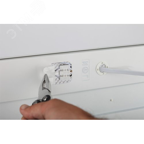 Светильник светодиодный ДВО/ДПО 48Вт 4000К 4800Лм IP40 595х595 призма с проводом SPO-6-48-4K-P (4) 6