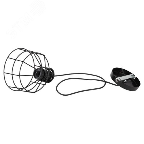 Подвес PL9 BK металл, E27, max 60W, d160 мм, черный (16/144) 10