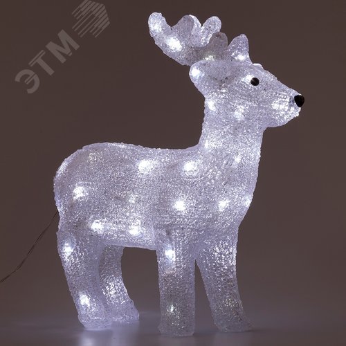 Фигура акриловая Олень, 50 LED, 10 мерцающих LED,  31*13*37 см, IP20 ENIOF - 15 ЭРА (Б0051953) - фото 2
