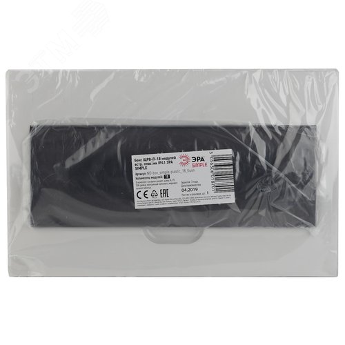 Бокс ЩРВ-П-18 модулей встр.пластик IP41 SIMPLE 4