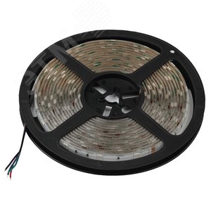 Лента светодиодная 7,2Вт/м 12В RGB IP65 30LED/м KU-5050AD-30D-RGB