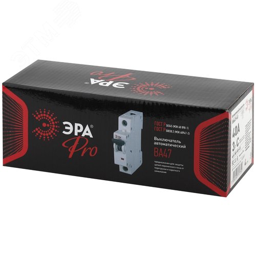 ЭРА Pro Автоматический выключатель NO-901-53 ВА47-63 3P 40А кривая C (4/60/1080) (Б0031825) 2
