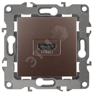 Розетка HDMI, Эра12, бронза, 12-3114-13 - ЭРА (Энергия света)