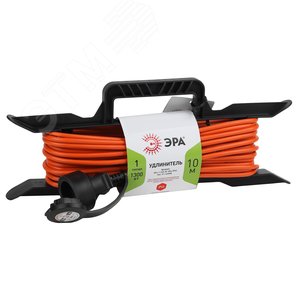 Удлинитель силовой UFx-1-2x0.75-10m-IP44 на рамке б/з 1 гн 10м ПВС 2x0.75 UFx-1-2x0.75-10m-IP44 - ЭРА (Энергия света)