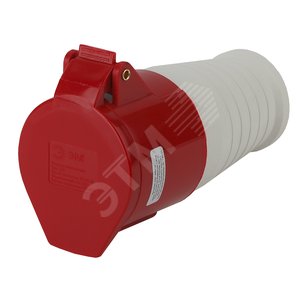 Розетка переносная 225 3Р+РЕ+N 32А 380В IP44 (10/60/720) R-32-3P-PE-N-IP44 - ЭРА (Энергия света)
