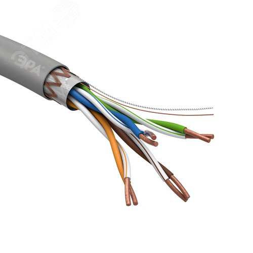 Витая пара SF/UTP Cat5e 4x2x24 AWG CU PVC 305 м (Б0044691) 2