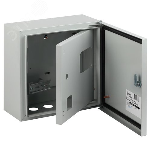 Корпус металлический навесной SIMPLE ЩУ-1-1-1 2-х дверный (300х310х155) IP54 У2 серый - ЭРА (Энергия света)