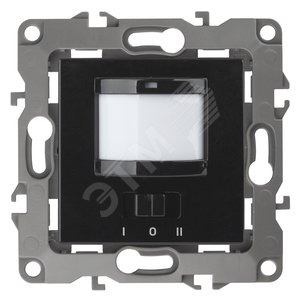 Датчик движения 2-проводной, 180-250В, 200Вт, Эра12, чёрный,12-4103-06